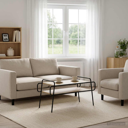 Kaffeebord Sonoma-ek 100 x 50 x 51 cm Konstruerat trä