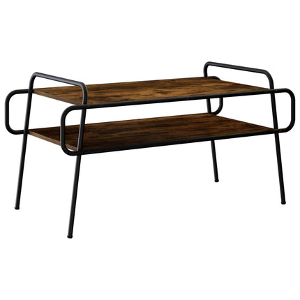 Kaffeebord Rökt ek 100 x 50 x 51 cm Konstruerat trä
