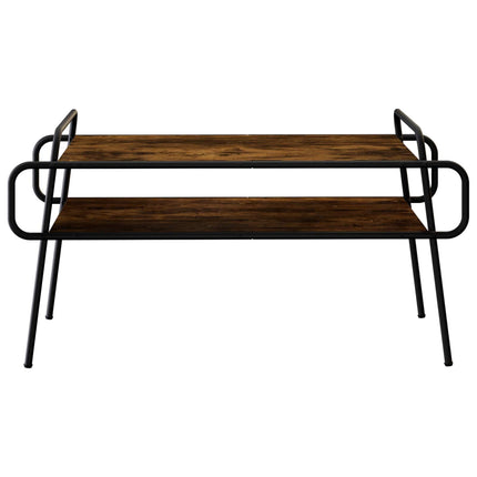 Kaffeebord Rökt ek 100 x 50 x 51 cm Konstruerat trä