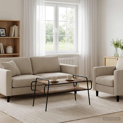 Kaffeebord Gammalt trä 100 x 50 x 51 cm Konstruerat trä