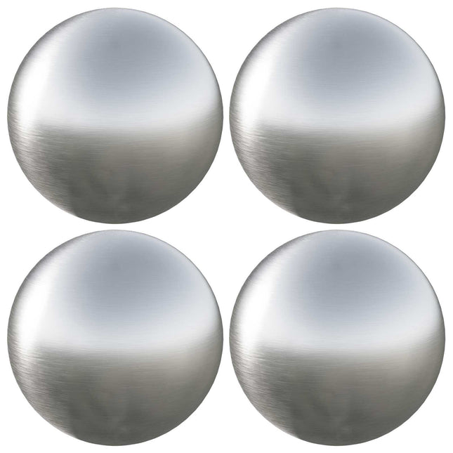 Borstad Boll 4 st Ø 10 cm Silver Rostfritt stål 201