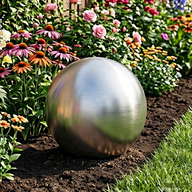Borstad Boll Ø 37,5 cm Silver Rostfritt stål 201