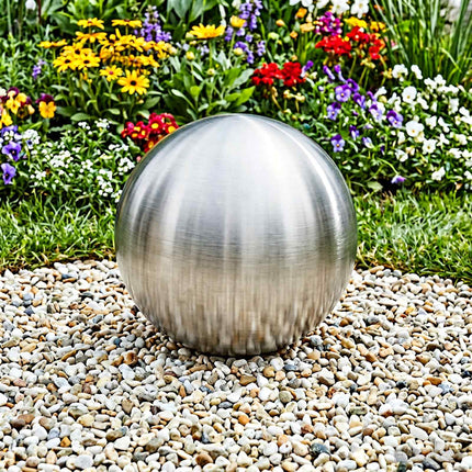 Borstad Boll Ø 47 cm Silver Rostfritt stål 201