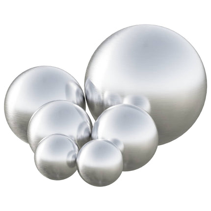 Borstad Boll 6 pcs Ø 15 cm Silver Rostfritt stål 201