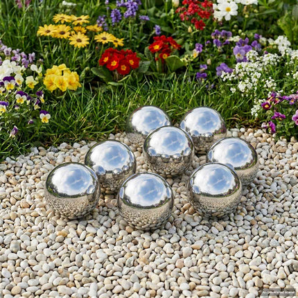 Spegelboll 8 pcs Ø 5 cm Silver Rostfritt stål 201
