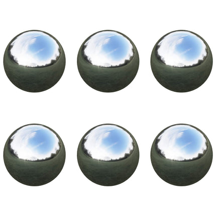 Spegelboll 6 pcs Ø 7,5 cm Silver Rostfritt stål 201