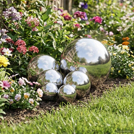 Spegelboll 6 pcs Ø 15 cm Silver Rostfritt stål 201