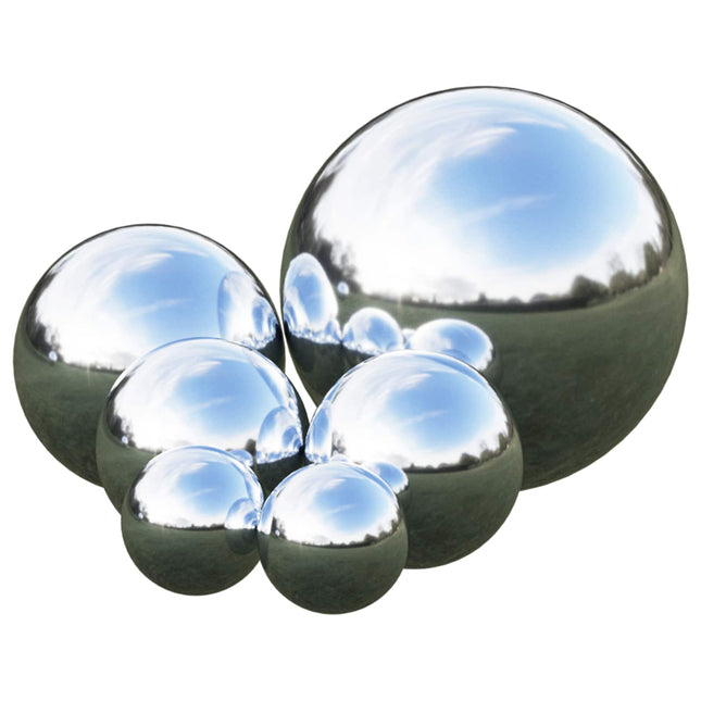 Spegelboll 6 st Ø 15 cm Silver Rostfritt stål 201