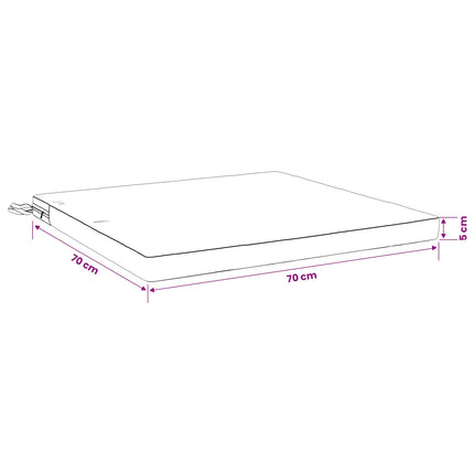 Sittkuddar SOEST 100% Polyester Röd 70 x 70 x 5 cm