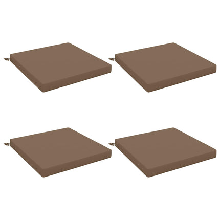 Sittkuddar SOEST 4 st 100% Polyester Taupe 70 x 70 x 7 cm
