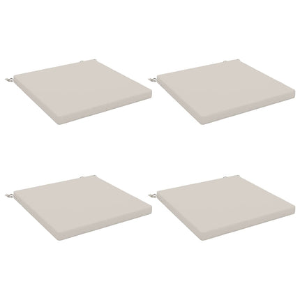 Sittkuddar SOEST 4 st 100% Polyester Vit 80 x 80 x 5 cm