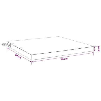 Sittkuddar SOEST 4 st 100% Polyester Rosa 80 x 80 x 5 cm