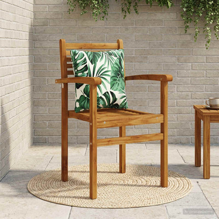 Ryggkudde PUTTEN 100% Polyester Bladmönster 40 x 40 x 15 cm