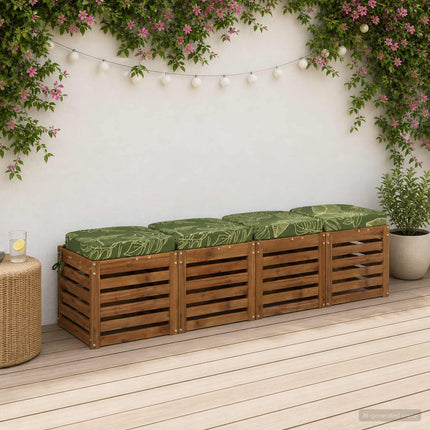 4-delade Sittkuddar SOEST 4 st 100% Polyester Bladdesign