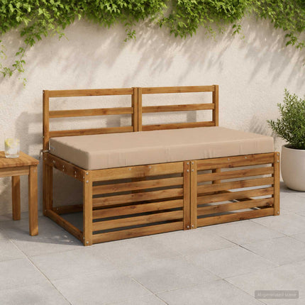 Sittkudde SOEST 100% Polyester Sand 120 x 80 x 10 cm