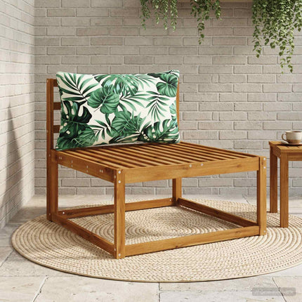 Ryggkudde PUTTEN 100% Polyester Bladmönster 80 x 40 x 15 cm