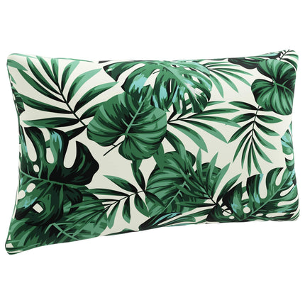 Ryggkudde PUTTEN 100% Polyester Bladmönster 80 x 40 x 15 cm