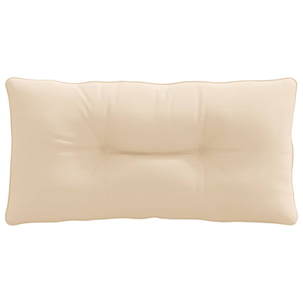 Ryggkudde PUTTEN 100% Polyester Gräddvit 70 x 40 x 10 cm