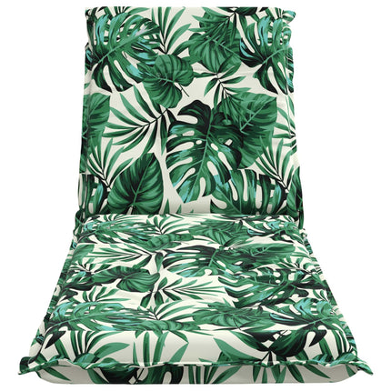 Solstol Kudde GEMERT 100% Polyester Bladmönster 190 x 50 x 9 cm