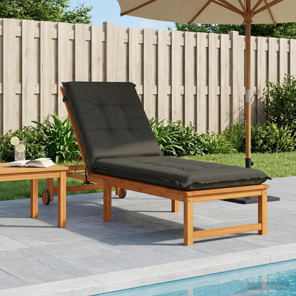Solstol Kudde GEMERT 100% Polyester Antracit 190 x 60 x 9 cm
