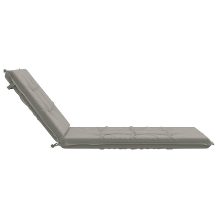 Solstol Kudde GEMERT 100% Polyester Grå 190 x 80 x 9 cm