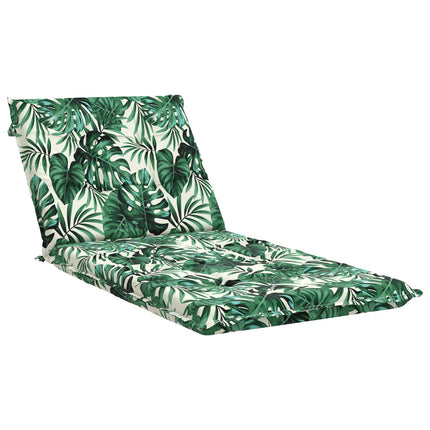 Solstol Kudde GEMERT 100% Polyester Bladmönster 190 x 90 x 9 cm