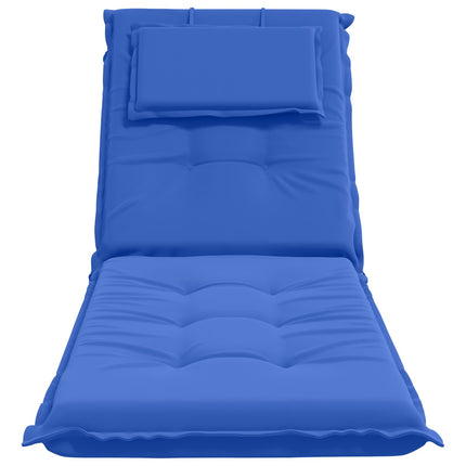 Solstol Kudde GEMERT 100% Polyester Kungsblå 190 x 60 x 9 cm