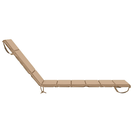 Solstol Kudde GEMERT 100% Polyester Sand 200 x 50 x 3 cm