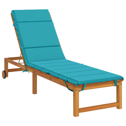 Solstol Kudde GEMERT 100% Polyester Turkos 200 x 50 x 3 cm