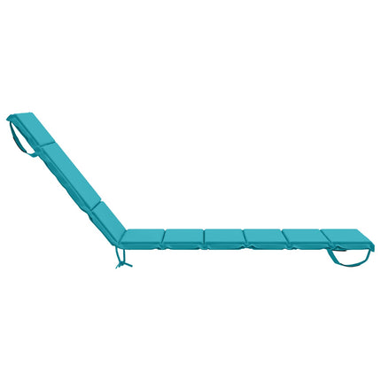 Solstol Kudde GEMERT 100% Polyester Turkos 200 x 50 x 3 cm
