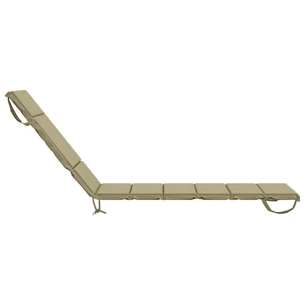 Solstol Kudde GEMERT 100% Polyester Ljusgrön 200 x 55 x 3 cm