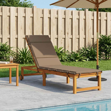 Solstol Kudde GEMERT 100% Polyester Taupe 200 x 50 x 3 cm