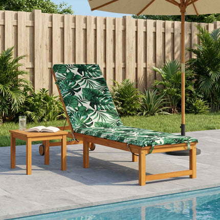 Solstol Kudde GEMERT 100% Polyester Bladmönster 200 x 50 x 3 cm