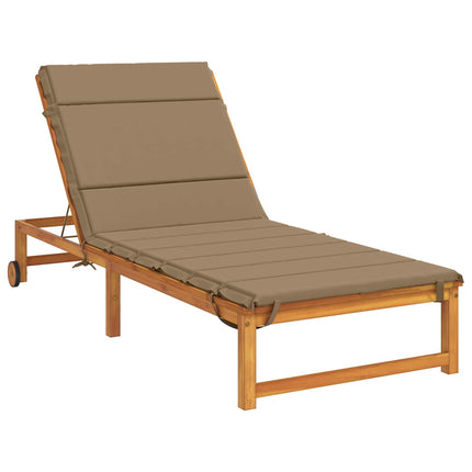 Solstol Kudde GEMERT 100% Polyester Taupe 200 x 80 x 3 cm