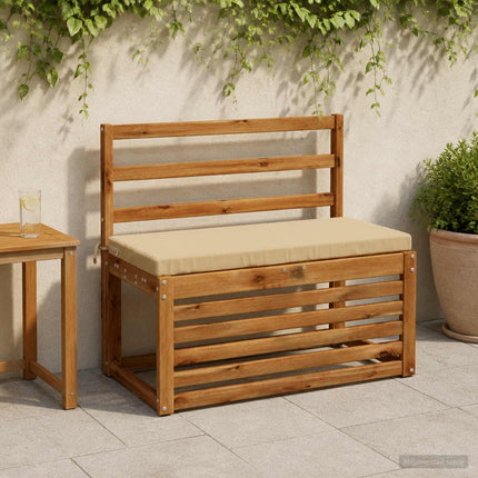 Bänk kudde SOEST 100% Polyester Beige 80 x 40 x 5 cm