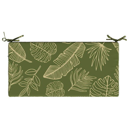 Bänk Kuddar SOEST 2 st 100% Polyester Bladdesign 60 x 40 x 5 cm