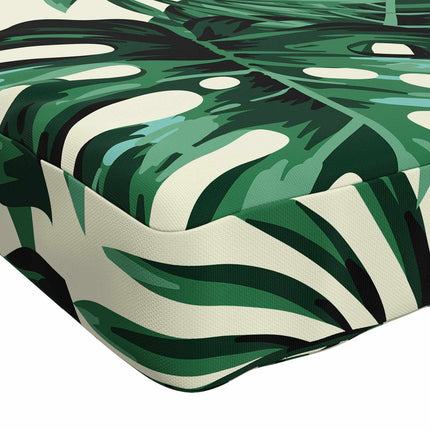 Bänk Kuddar SOEST 2 st 100% Polyester Bladmönster