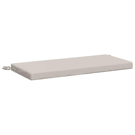 Bänk Kuddar SOEST 2 st 100% Polyester Vit 80 x 40 x 5 cm