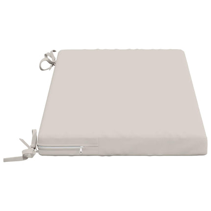 Bänk Kuddar SOEST 2 st 100% Polyester Vit 80 x 40 x 5 cm