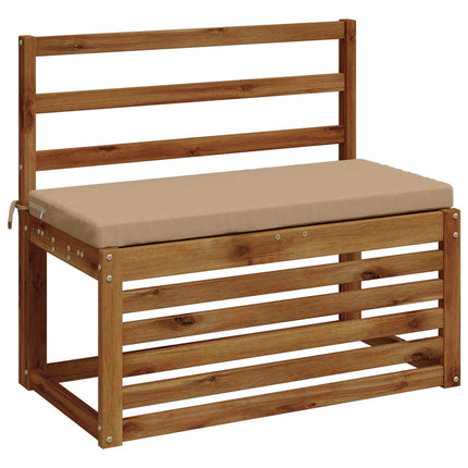 Bänk Kuddar SOEST 2 st 100% Polyester Sand 80 x 40 x 5 cm