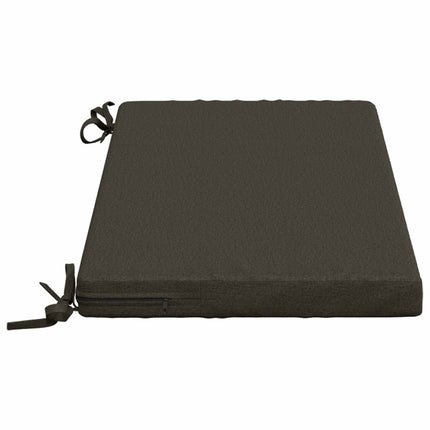 Bänk Kuddar SOEST 2 st 100% Polyester Antracit 80 x 40 x 5 cm