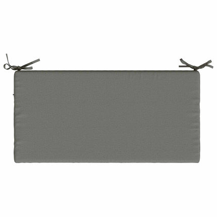 Bänk Kuddar SOEST 2 st 100% Polyester Grå 80 x 40 x 5 cm
