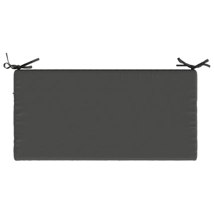 Bänk Kuddar SOEST 2 st 100% Polyester Antracit 80 x 40 x 5 cm