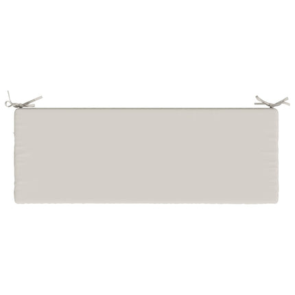 Bänk Kuddar SOEST 2 st 100% Polyester Vit 100 x 40 x 5 cm