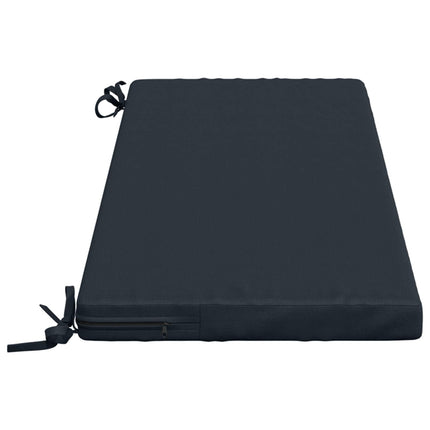 Bänk Kuddar SOEST 2 st 100% Polyester Mörkblå 100 x 40 x 5 cm