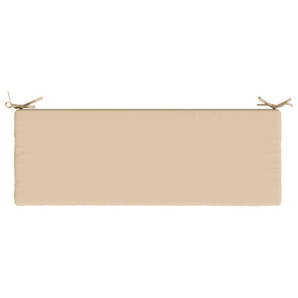 Bänk Kuddar SOEST 2 st 100% Polyester Gräddvit 110 x 40 x 5 cm