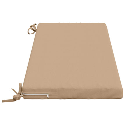 Bänk Kuddar SOEST 2 st 100% Polyester Sand 120 x 40 x 5 cm