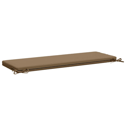 Bänk Kuddar SOEST 2 st 100% Polyester Taupe 120 x 40 x 5 cm