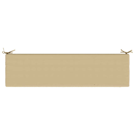 Bänk Kuddar SOEST 2 st 100% Polyester Beige 150 x 40 x 5 cm