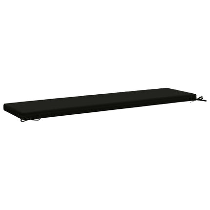 Bänk Kuddar SOEST 2 st 100% Polyester Svart 150 x 40 x 5 cm